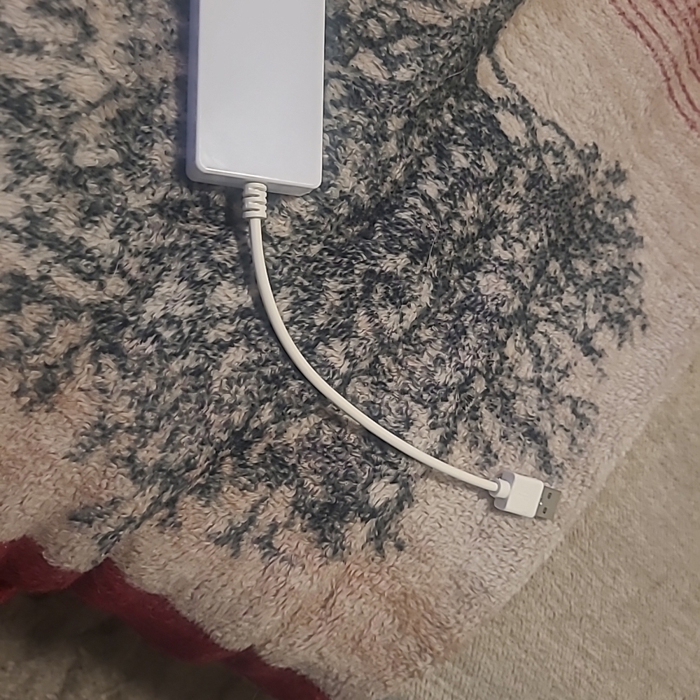 White Portable Charger